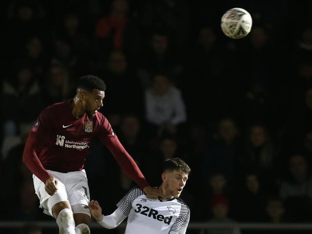 Came as close as anyone to winning it when striking the crossbar only a few minutes in. Also headed just wide later in the first-half and was a brute up top. Derby's defenders won't be looking forward to facing him again... 8.5