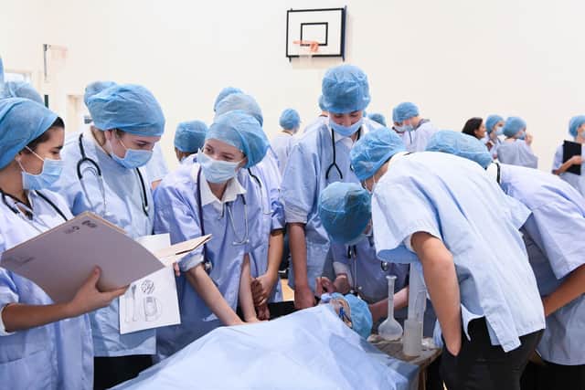 School students in Northampton can take part in a live operating tour.