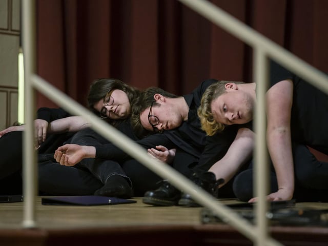 Northampton School for Boys perform at the Holocaust Memorial Day service
