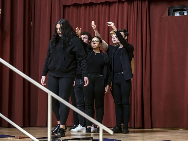 Northampton School for Boys perform at the Holocaust Memorial Day service
