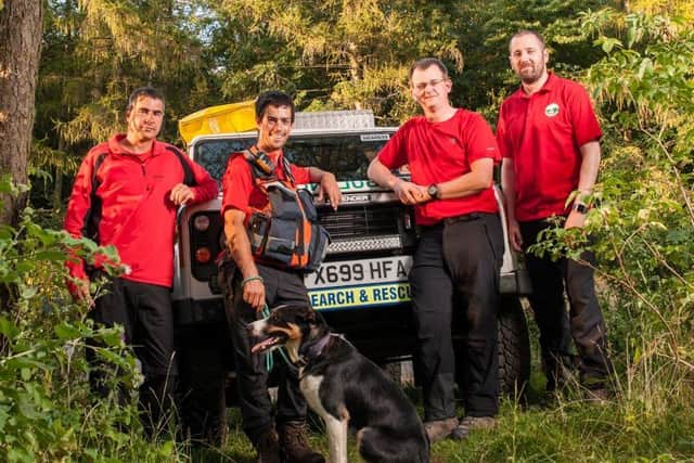 The Northamptonshire Search and Rescue foot and dog team