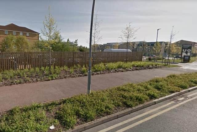 The small piece of land near the Waterside campus has been transferred to Northampton Borough Council