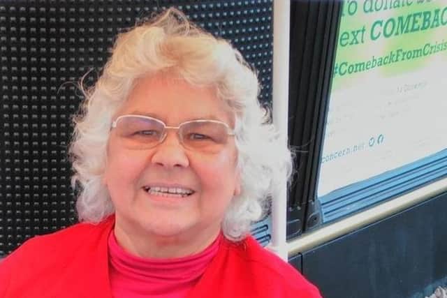 The petition was handed in by Northampton campaigner Dagmar King
