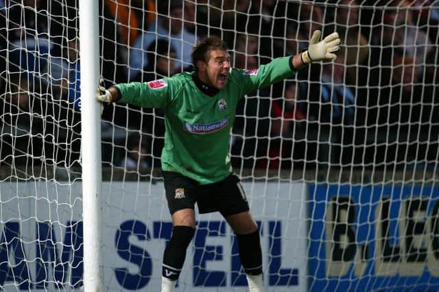 Mark Bunn in goal for Northampton Town back in 2006