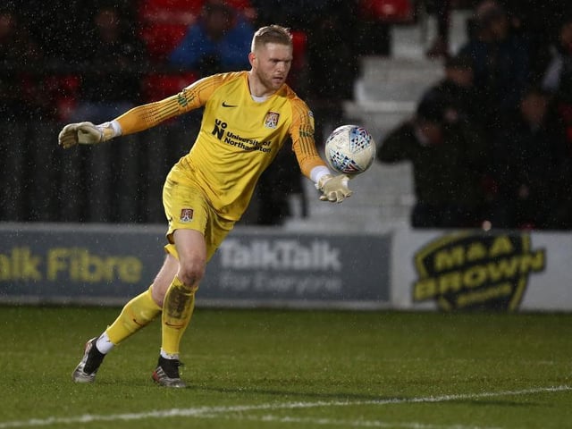 Safe as houses as Town's last line of defence. Good handling for two stops in either half but otherwise not excessively tested. Continues to clock up the clean sheets, three in a row now. Booked for time-wasting... 7