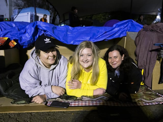 Pictured from left to right: Kristina Breen, Lauren Whiting and Cheryl McIntyre