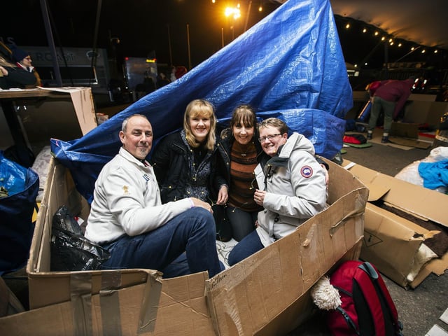 Pictured from left to right: Brendon Hurn, Anne Leach, Bren Lyons and Julie Hurn