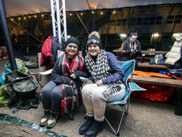 Pictured from left to right: Lucy Borrow and Alice Reynolds