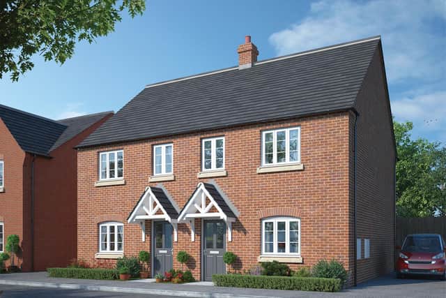 There will be a combination of one, two and three bedroom homes available.