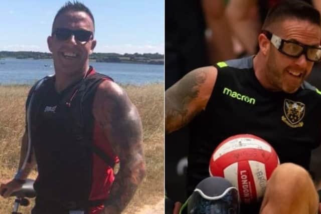Gerry, who is the captain of Northampton Saints wheelchair rugby team, cycled 65km everyday in January.