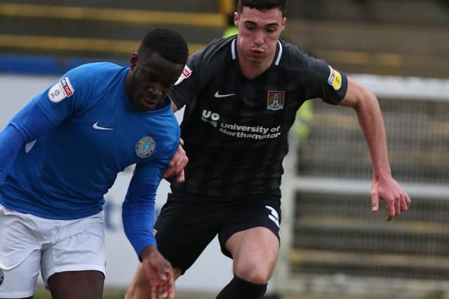 Lloyd Jones impressed on his Cobblers debut at Moss Rose on Saturday
