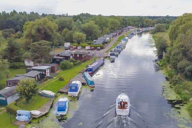 This stretch of the Nene is among 353 miles of waterways the Environment Agency watches over.