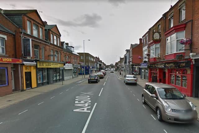 The crash was on Wellingborough Road near the Sir Pickering Phipps pub. Photo: Google