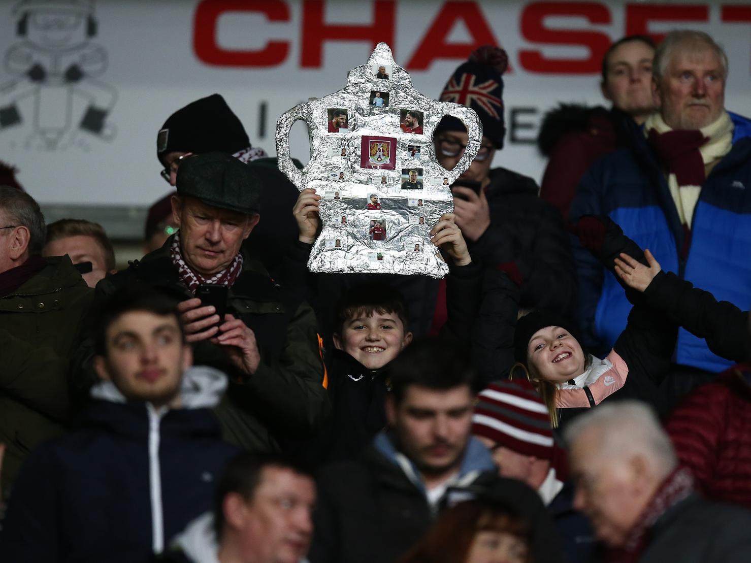 The Cobblers fans were out in force at Pride Park