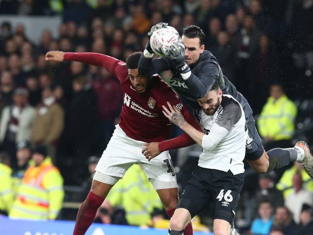 Hooked at half-time after a first-half in which he struggled to impose himself and was comfortably contained by Derby's centre-backs... 6