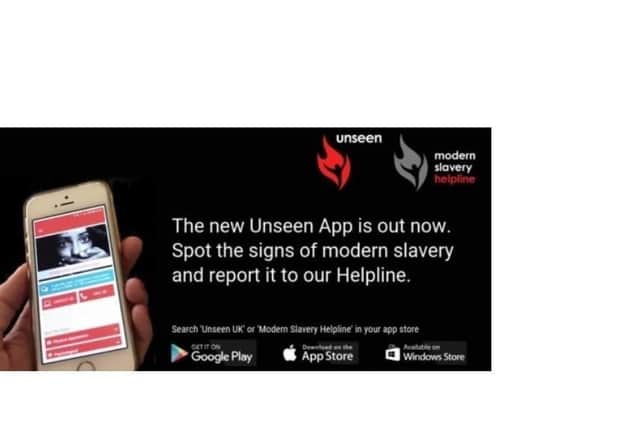 New app will help the fight against modern slavery in the UK.