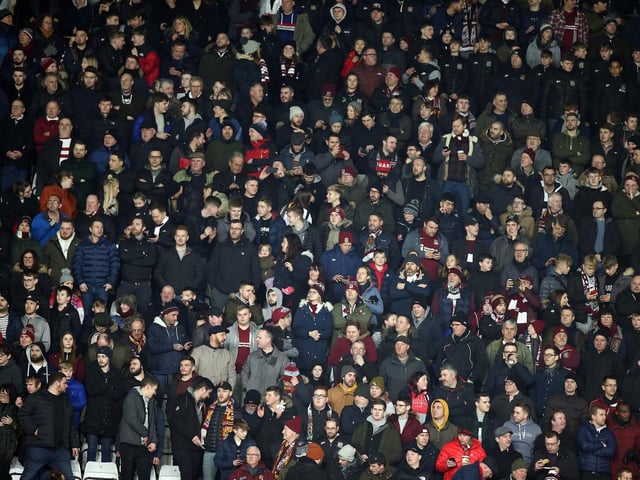 A total of 4,442 Cobblers fans made the trip to Derby