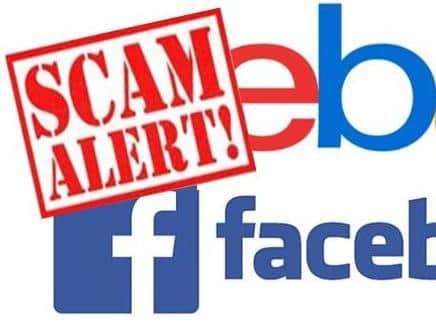 Police are warning of scammers using Facebook and eBay accounts