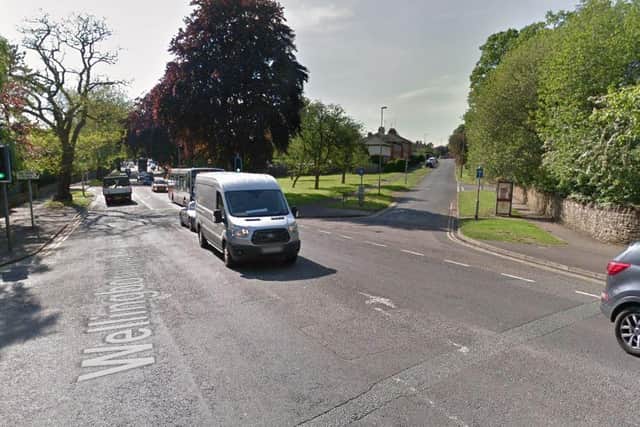 The incident happened at these traffic lights in Wellingborough Road
