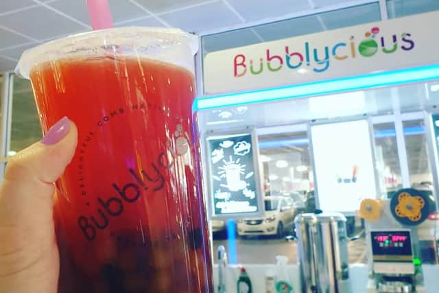 What bubble tea looks like.