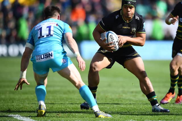 Ma'asi played for Saints against Worcester in May last year