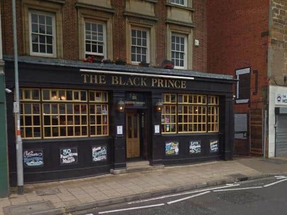 The assault happened outside The Black Prince in Northampton