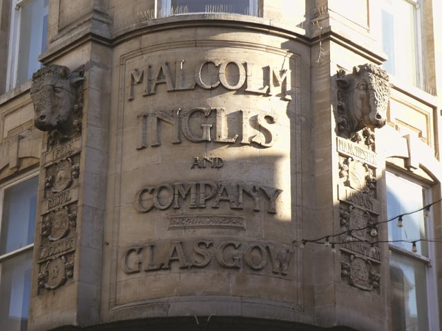 The former Malcolm Inglis and Company building is grade II-listed and was built in 1900 for the leather and hide importers from Glasgow. The building was then used by the council, a pub and now Subway. Photo: Amberley Publishing