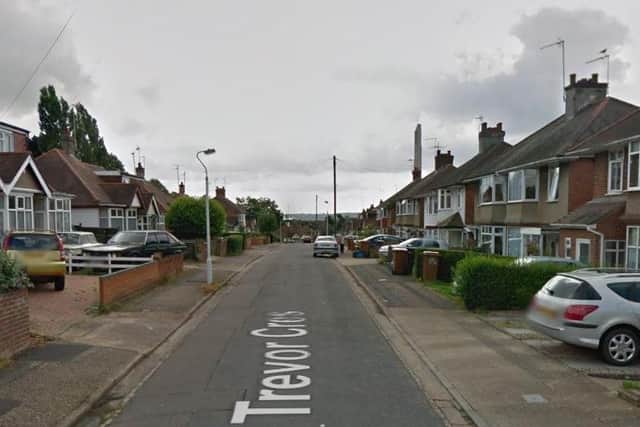 Trevor Crescent, where three men tricked their way into a house.