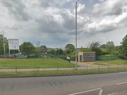 Northampton Academy says boots are not allowed in its uniform policy. Photo: Google Maps.