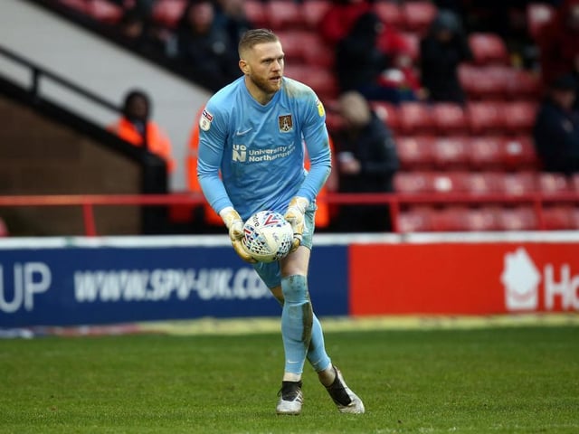 Blocked bravely at the feet of Gordon and Adebayo but there was a mix-up somewhere along the line as Guthrie's free-kick was allowed to go all the way in. Holden's winner, possibly via a deflection, also deceived him... 6