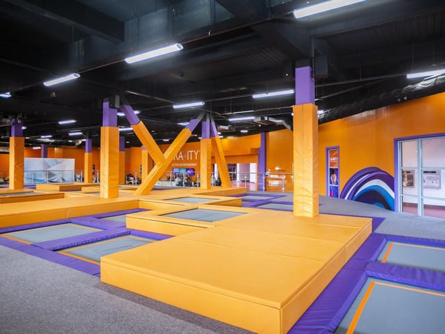 Gravity is filled with trampolines to bounce on