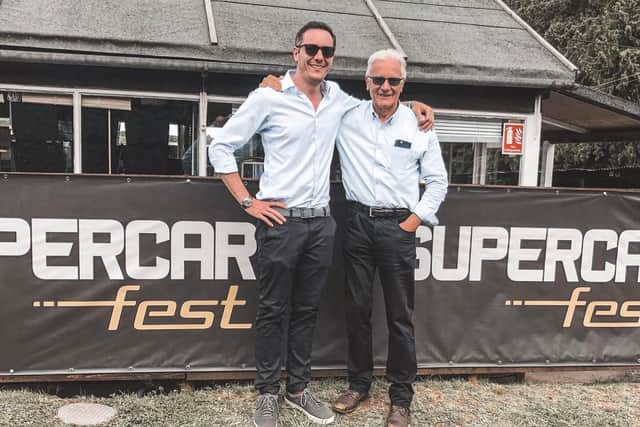 Supercar Fest organisers, and father and son, Mark and Robin Webb. Photo: Supercar Fest
