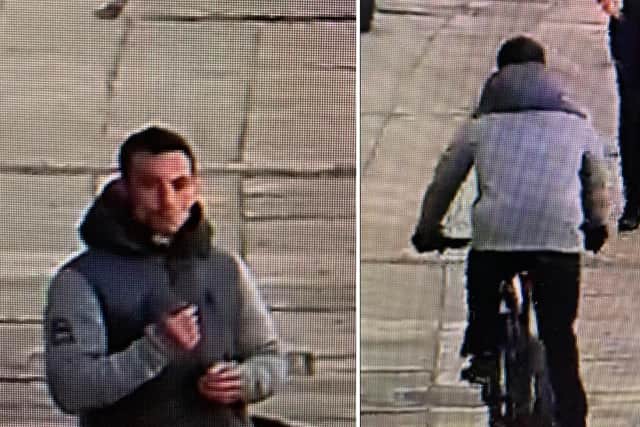 Police issued images of a man they want to speak to after an assault in Wellingbrough Road