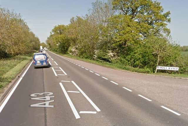 Three people died when their Corsa collided with a Volvo lorry near Sywell Range