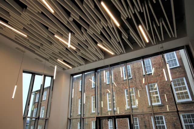 Inside the new museum 'atrium'. Photo: Northampton Borough Council