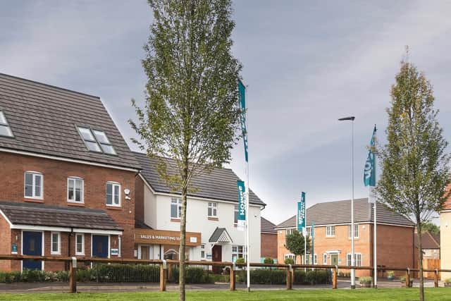 How the homes at Abington Place are expected to look.