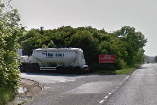 Nathaniel Carter's car crashed into the back of a truck trailer that "should not have been" on a slip road off the A4500 Weedon Road.