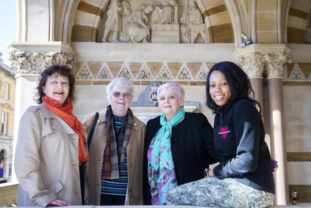 Last year's nominees pictured by Kirsty Edmonds: From left to right: Rachel Mallows, Daphne Robinson, winner Cathy Goldsmith and Lorraine Lewis.