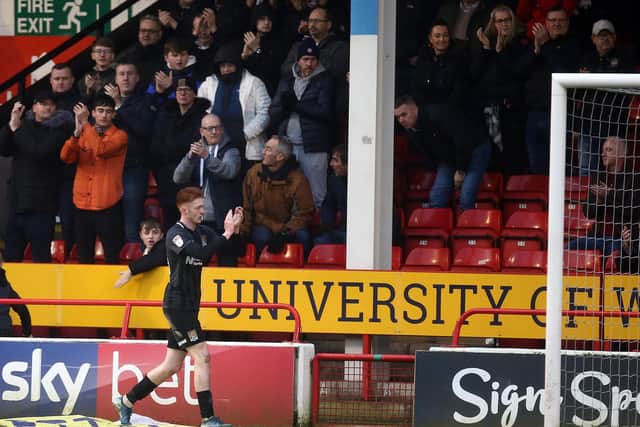 Almost 900 Cobblers supporters travelled to Walsall last weekend