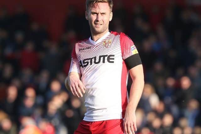 Former Cobblers midfielder Joel Byrom