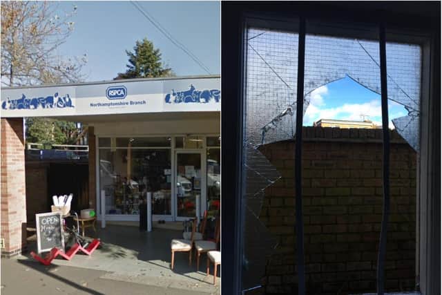 The RSPCA charity shop was broken into over the weekend.