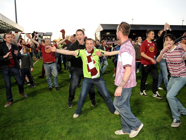 There was an outpouring of emotion at the final whistle