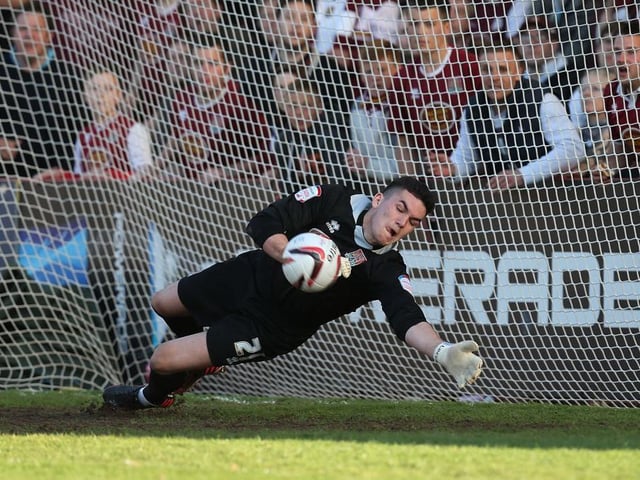 Lee Nicholls saves Marlon Pack's penalty