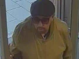 Police issued this CCTV image of a man they want to speak to