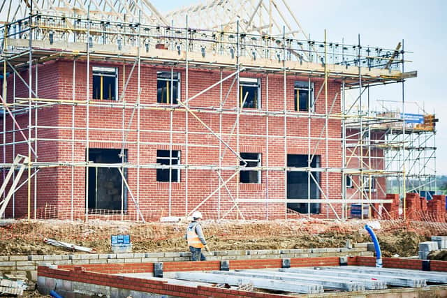 Homes being built at the St Georges Field development in Wootton. Photo: Stonewater
