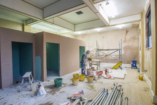 Renovation works are underway at their new building in Spencer Parade before it opens around May.