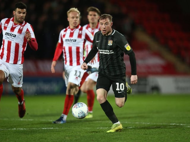 Even on one of his quieter nights such as at Whaddon Road, he produced the one moment of quality that should have seen Jones head Cobblers back in front. Curiously withdrawn as Cobblers chased an equaliser... 6
