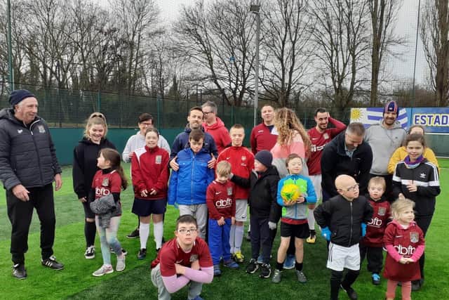 Northampton Town Community Trust's disability football session