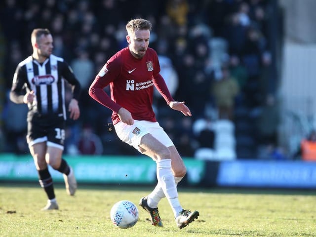 Continued the good work of his team-mates during his half-hour on the pitch as Cobblers managed the game well in the second-half... 7