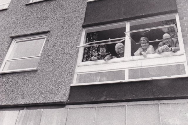 Delighted officials the Parkway Towers Tenants' Association at Seacroft got what they wanted - somewhere for the tenants to meet. They were allocated a first floor flat for an association centre.